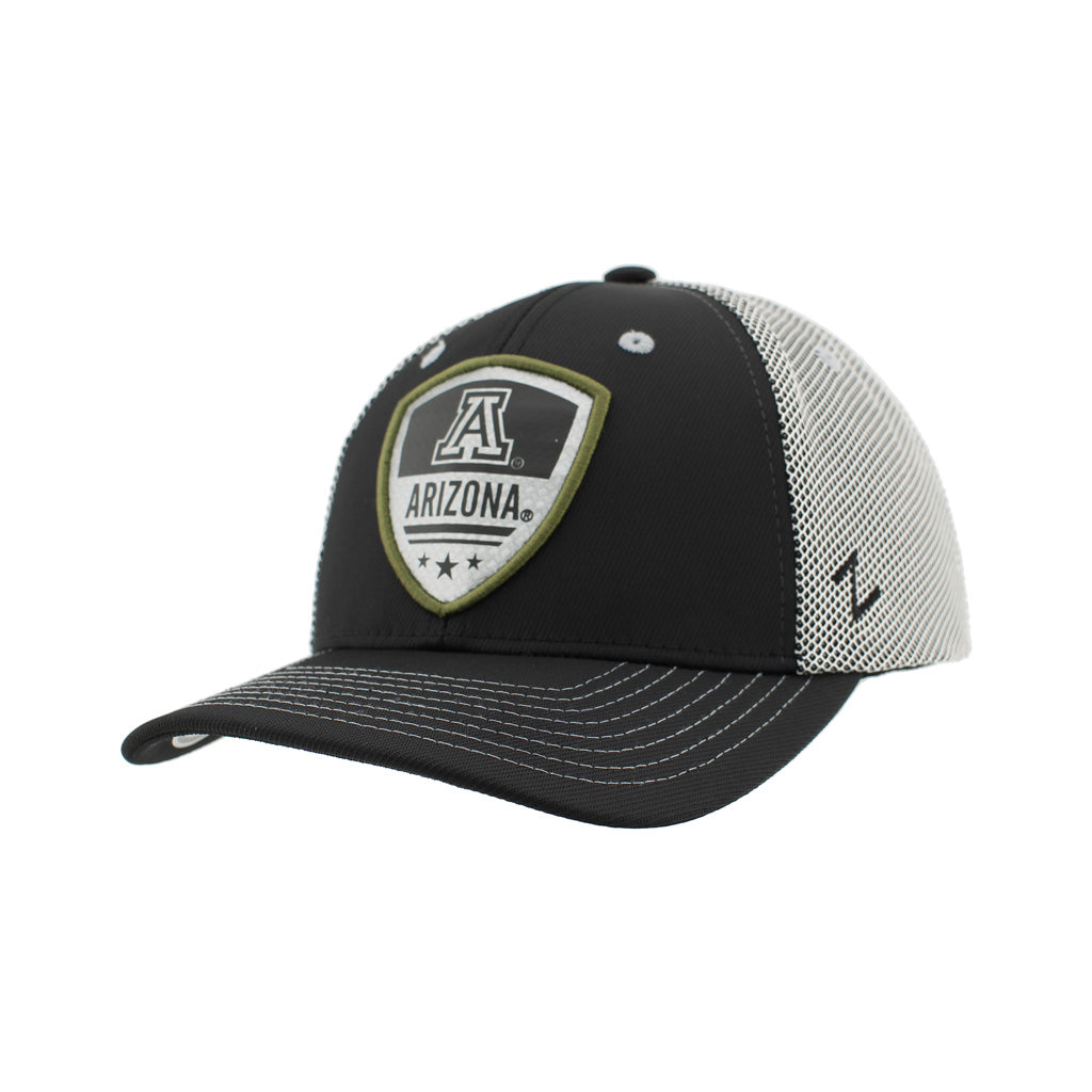 NCAA Arizona Wildcats Zephyr Reflex Trucker Adjustable Hat - Black