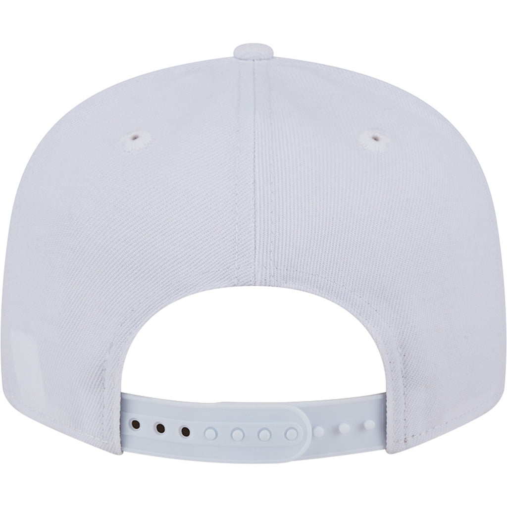 MLB Los Angeles Dodgers New Era White on White 9FIFTY Snapback Hat - White