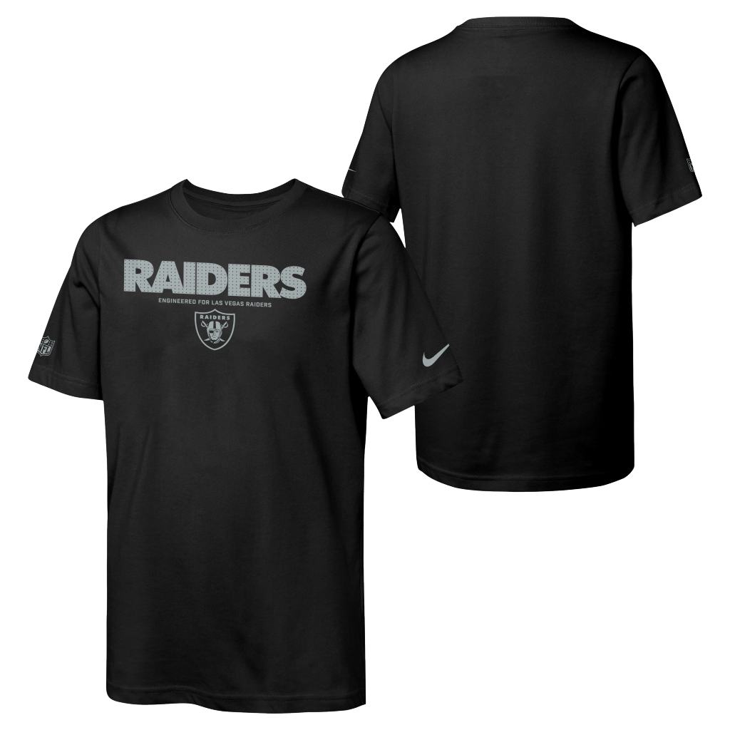 NFL Las Vegas Raiders Youth Nike Team Issue T-Shirt - Black