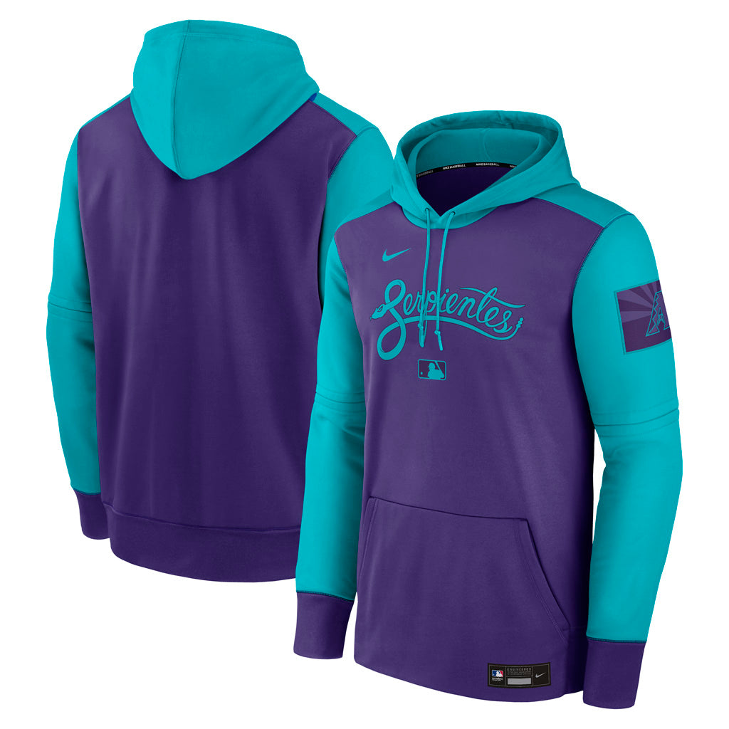MLB Arizona Diamondbacks Nike 2025 City Connect Authentic Collection Pullover Hoodie - Purple