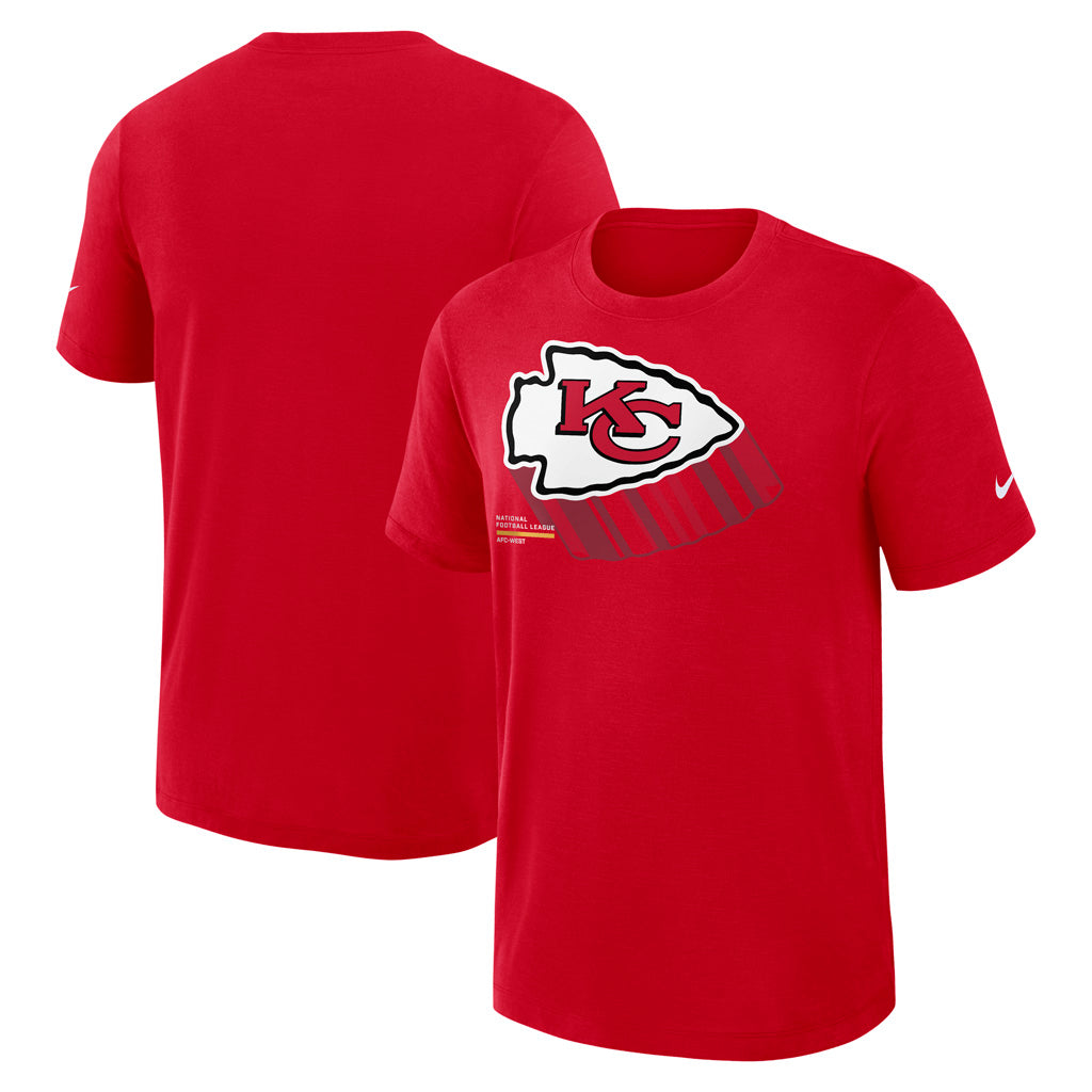 NFL Kansas City Chiefs Nike Slub T-Shirt - Red