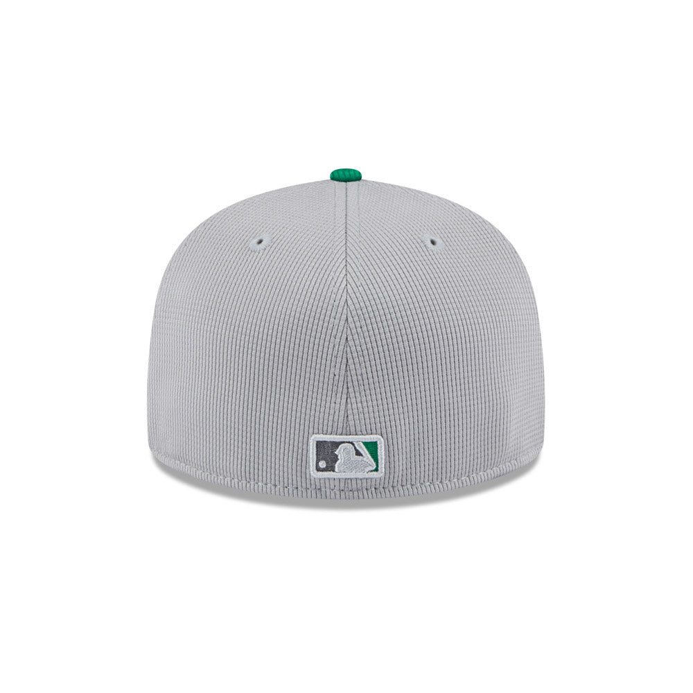 MLB Oakland Athletics New Era 2025 Graphite Batting Practice 59FIFTY Fitted Hat - Graphite