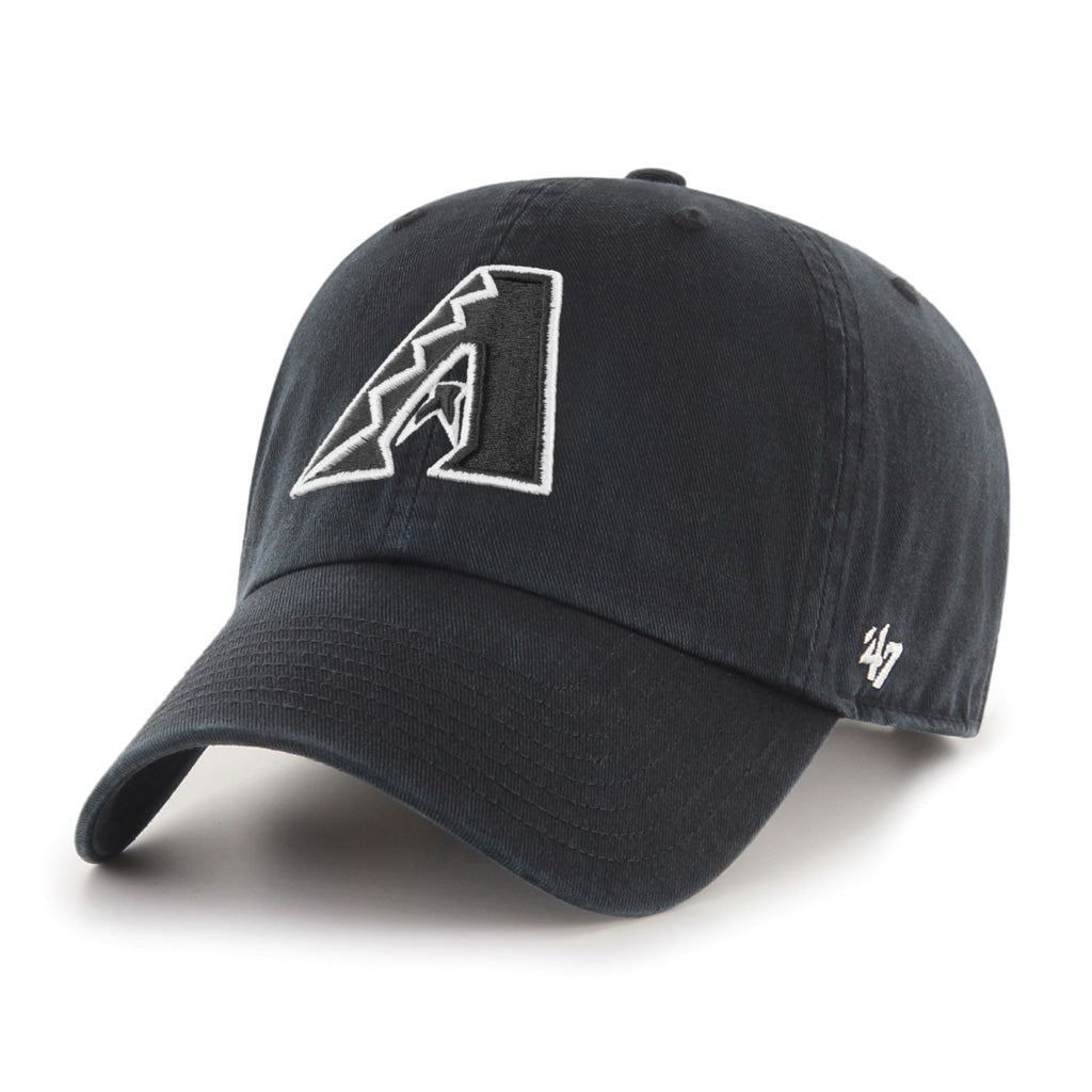 MLB Arizona Diamondbacks '47 Black & White Clean Up Hat - Black