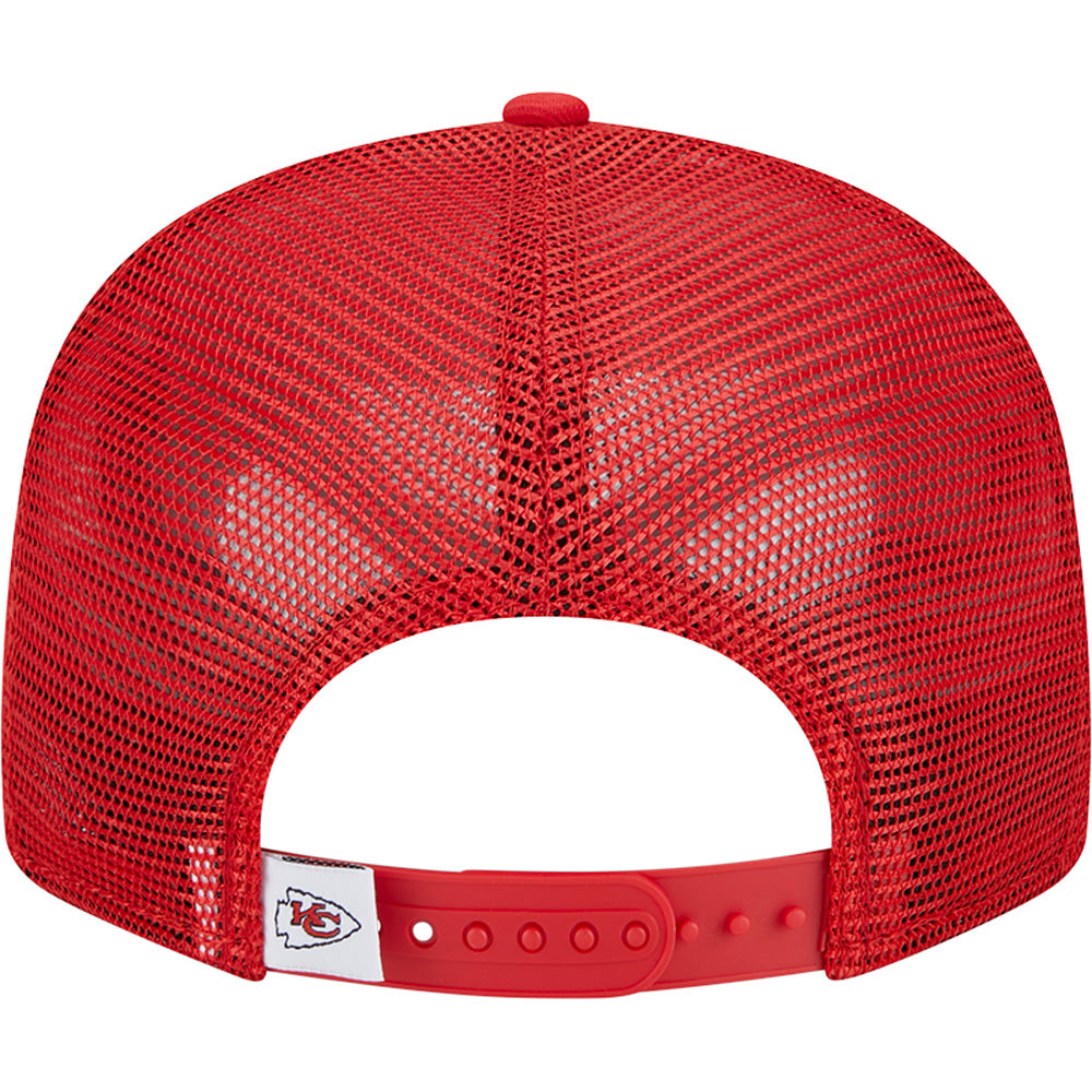 NFL Kansas City Chiefs New Era 9FIFTY Snapback Trucker Hat - Red