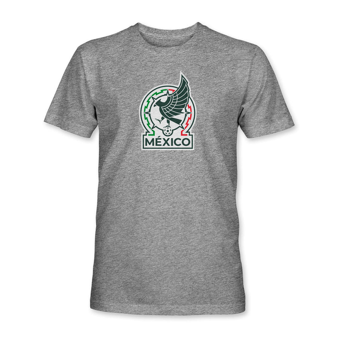 Mexico National Team 1863 FC Team Logo Vintage Twist Triblend T-Shirt- Heather Gray