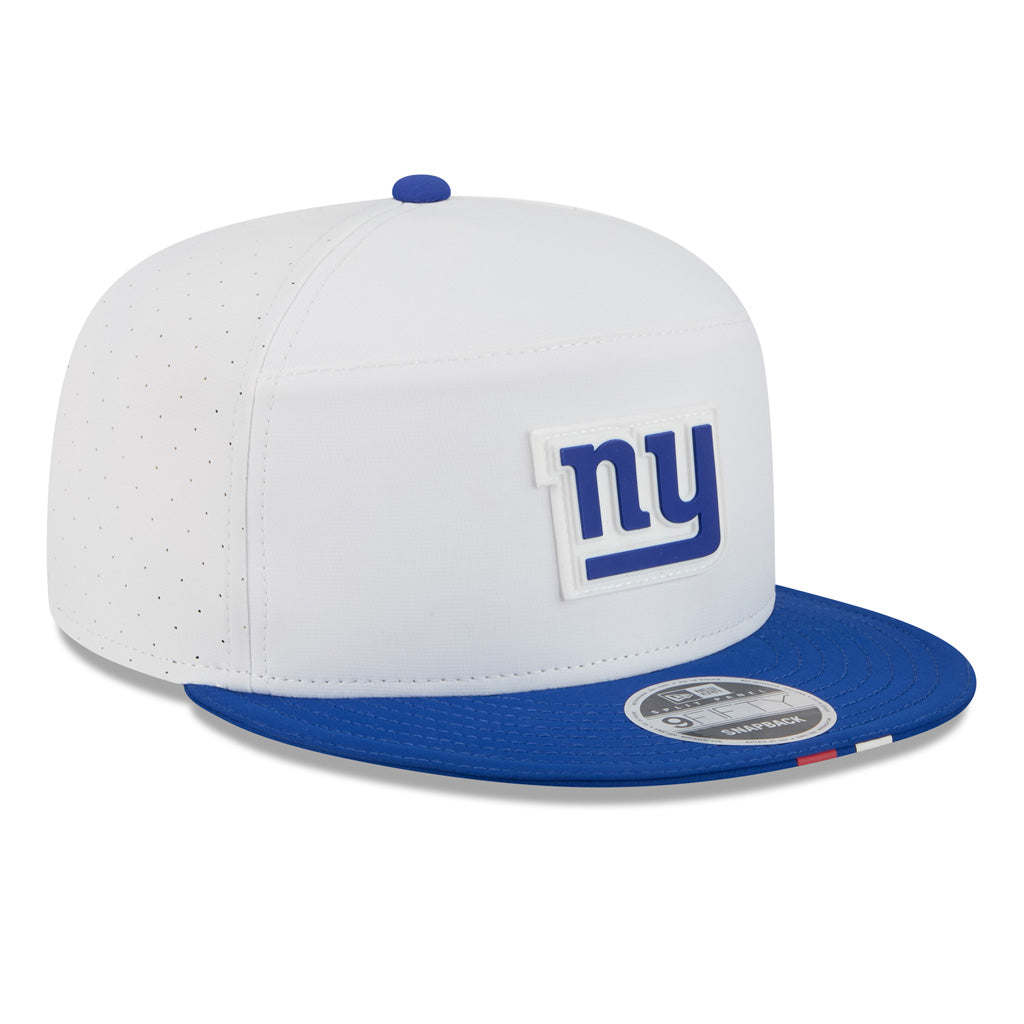 NFL New York Giants New Era 2025 Training 9FIFTY Split Panel Snapback Hat - White