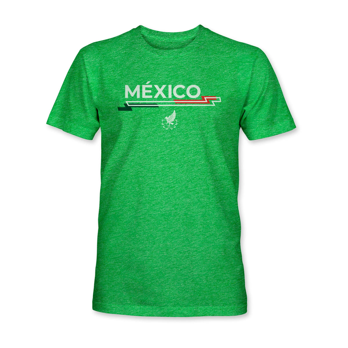 Mexico National Team 1863 FC Heritage Stripe Twist Triblend T-Shirt- Green