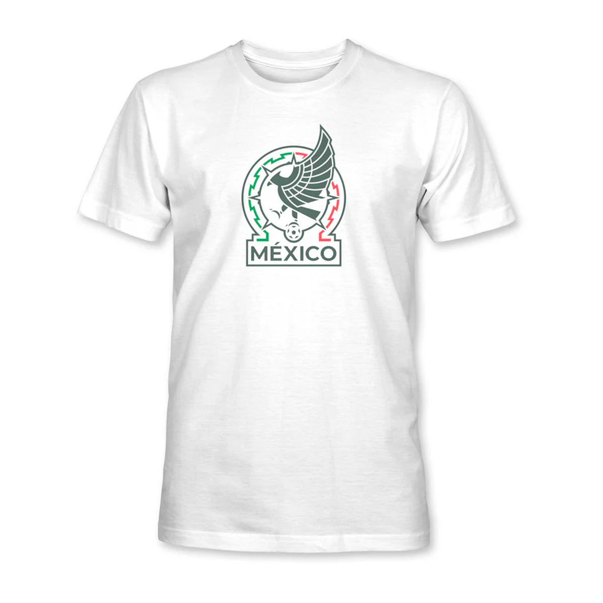 Mexico National Team 1863 FC Team Logo Cotton T-Shirt- White