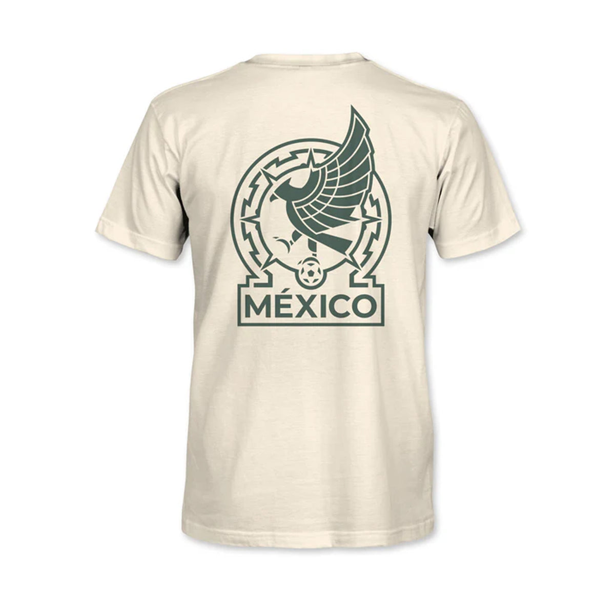 Mexico National Team 1863 FC Team Logo Heavyweight T-Shirt- Cream