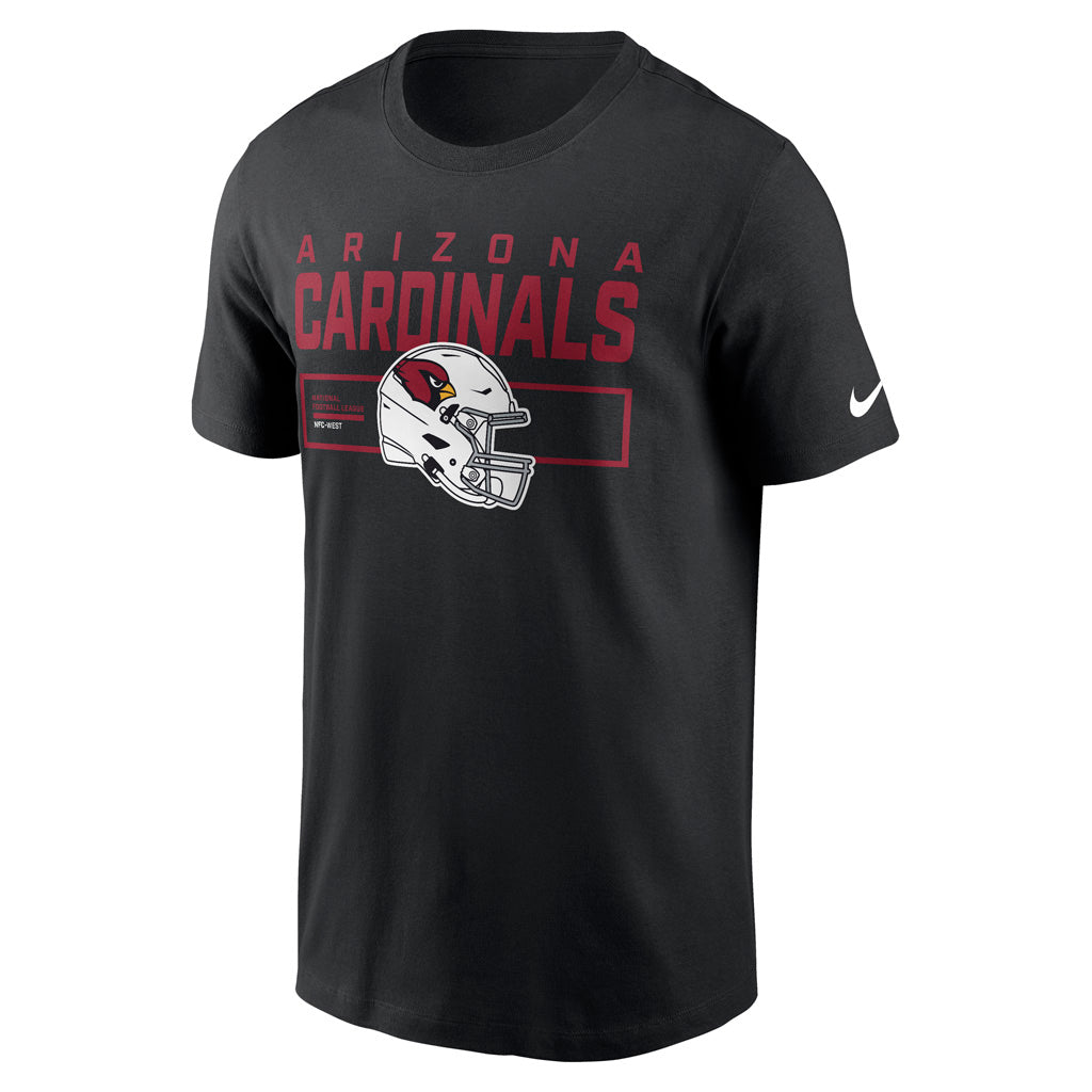 NFL Arizona Cardinals Nike Helmet Essential T-Shirt - Black