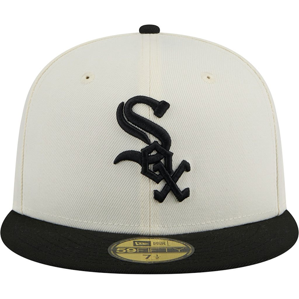 MLB Chicago White Sox New Era Two-Tone Chrome OTC 59FIFTY Fitted Hat - Chrome