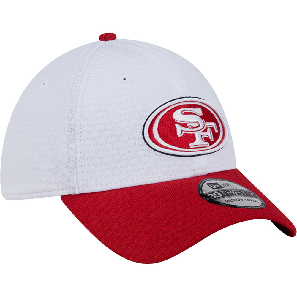 NFL San Francisco 49ers New Era 2024 Training 39THIRTY Flex Fit Hat - White