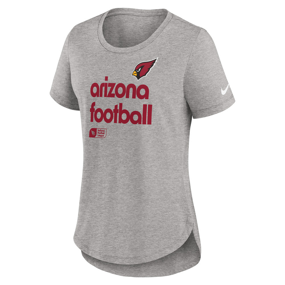 NFL Arizona Cardinals Women's Nike Tri-Blend Fashion T-Shirt - Heather Gray