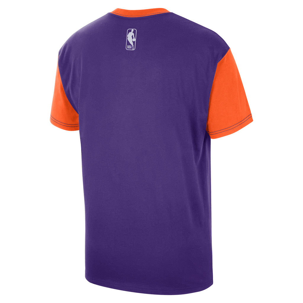 NBA Phoenix Suns Nike 2024/25 City Edition Courtside Colorblock Short Sleeve T-Shirt