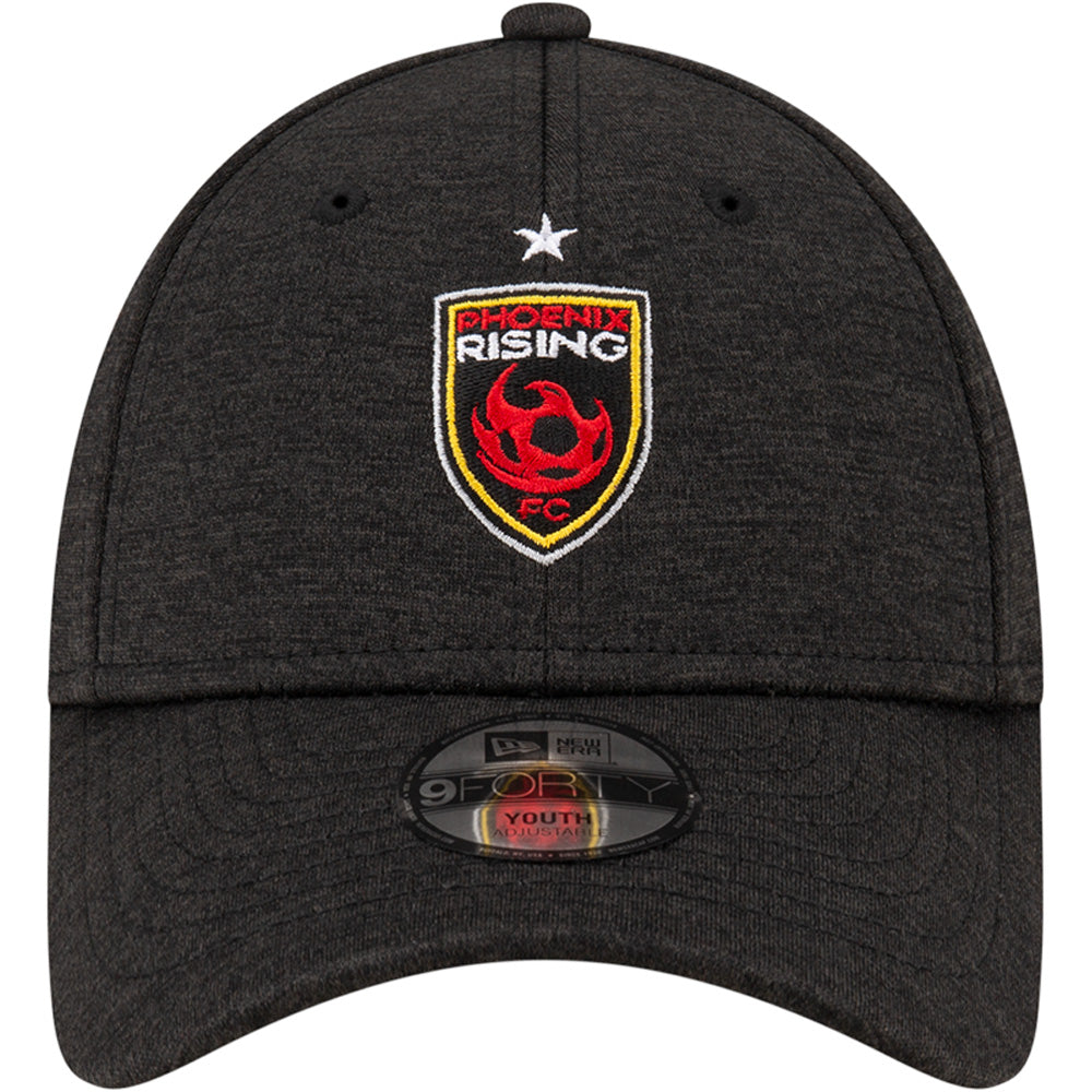 Phoenix Rising Youth New Era Shadow Tech Champions Crest 9FORTY Adjustable