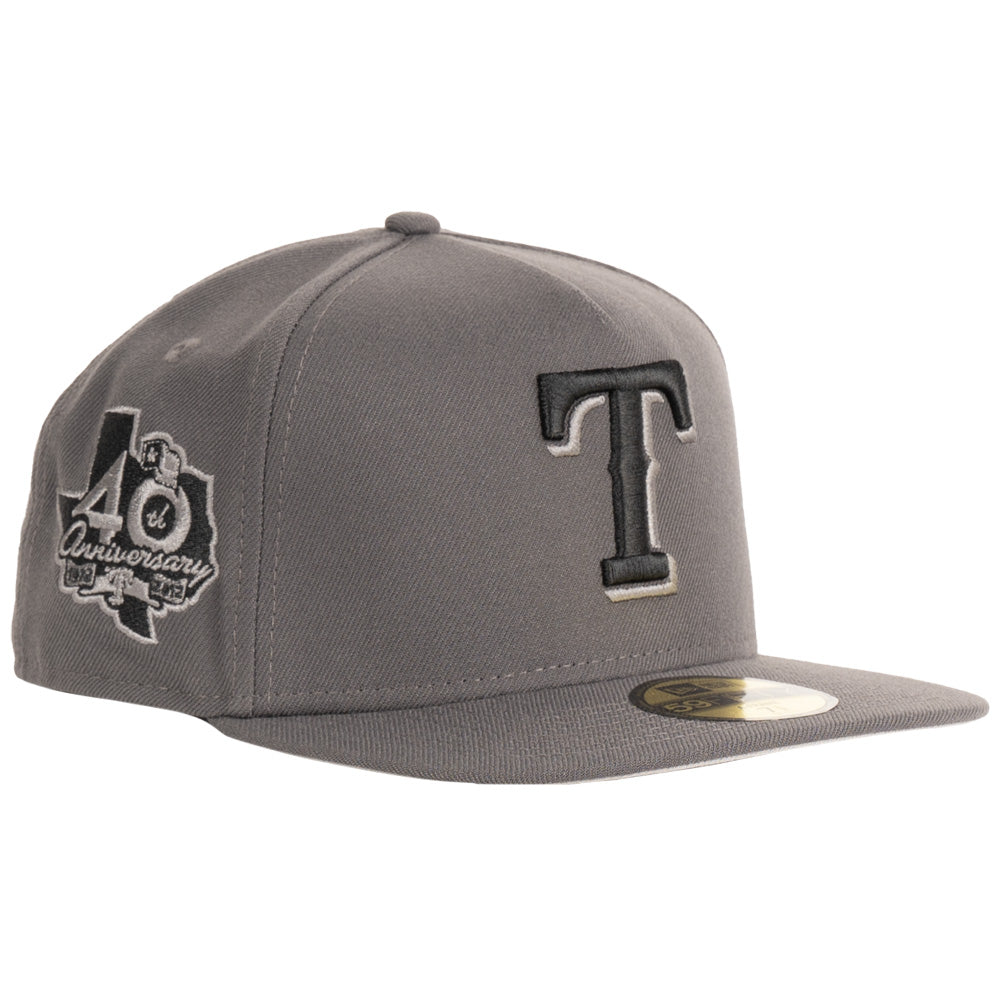 MLB Texas Rangers New Era Carbon A-Frame 59FIFTY Fitted Hat