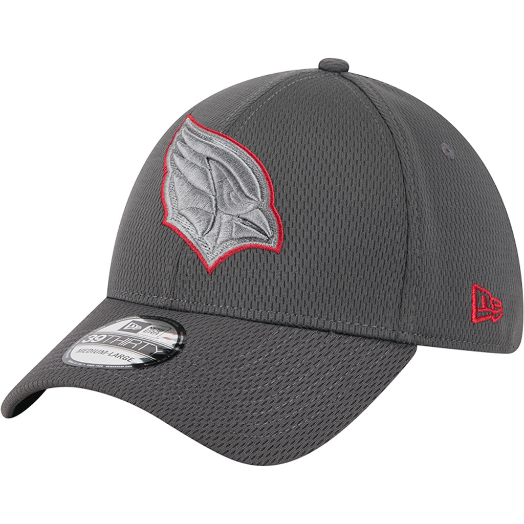NFL Arizona Cardinals New Era Tonal Graphite 39THIRTY Flex Fit Hat - Graphite