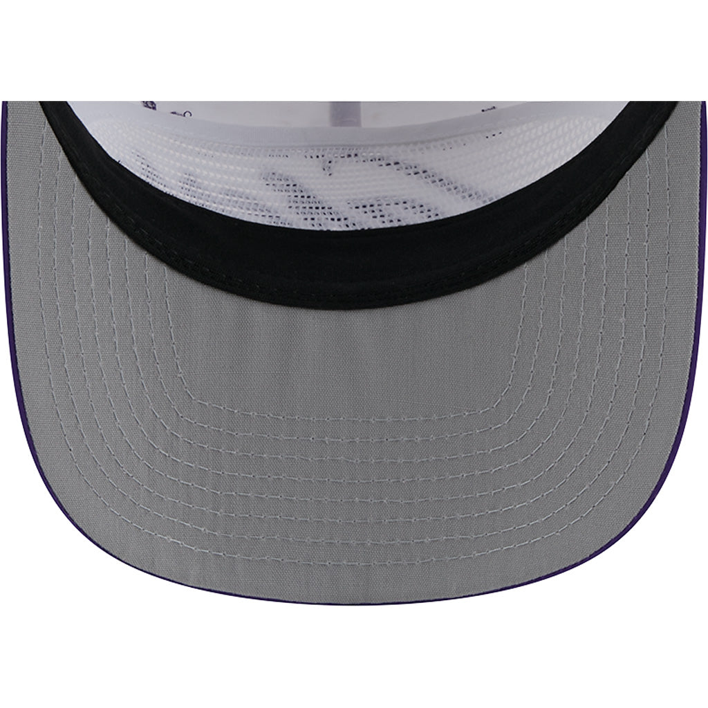 NBA Los Angeles Lakers New Era 2025 NBA Draft 9FIFTY Golfer Adjustable Hat - White