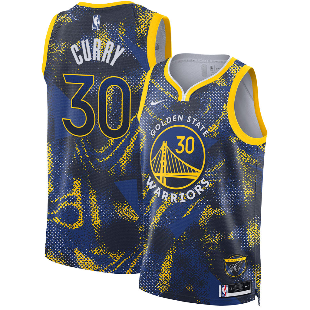 NBA Golden State Warriors Steph Curry Nike 2025 Select Series Swingman Jersey - Blue