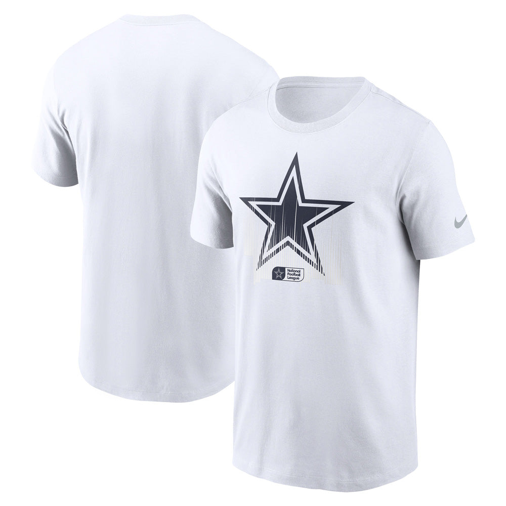 NFL Dallas Cowboys Nike Faded Essential T-Shirt - White