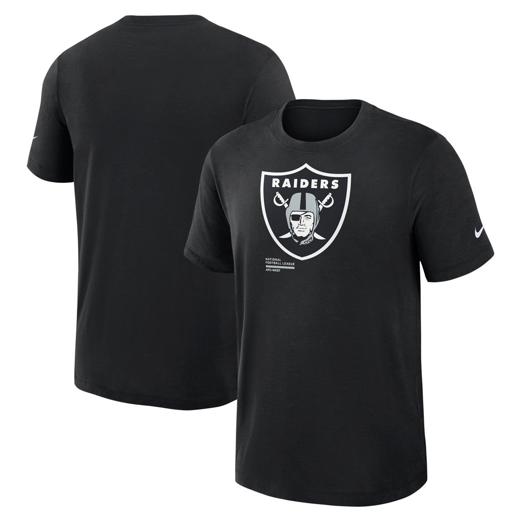 NFL Las Vegas Raiders Nike Slub T-Shirt - Black