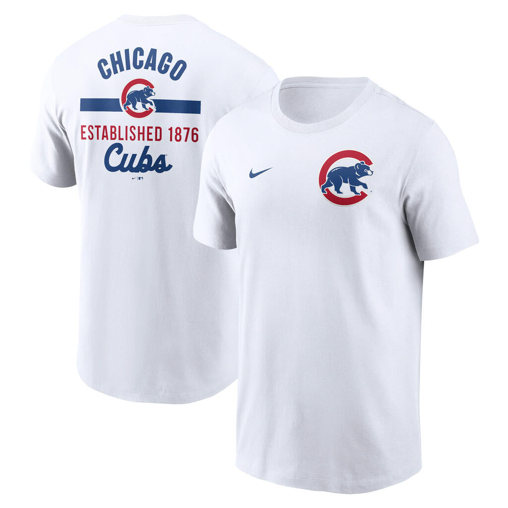 MLB Chicago Cubs Nike 2-Hit Cotton T-Shirt - White