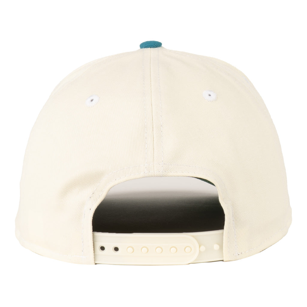 NFL Miami Dolphins New Era Throwback Two-Tone TC 9FIFTY A-Frame Snapback Hat - Cream