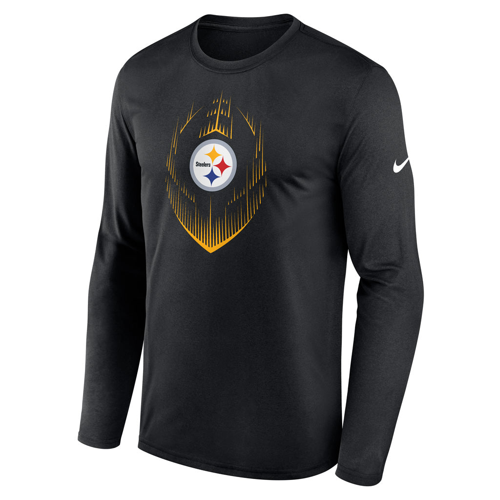 NFL Pittsburgh Steelers Nike 2024 Icon Legend Long Sleeve T-Shirt - Black