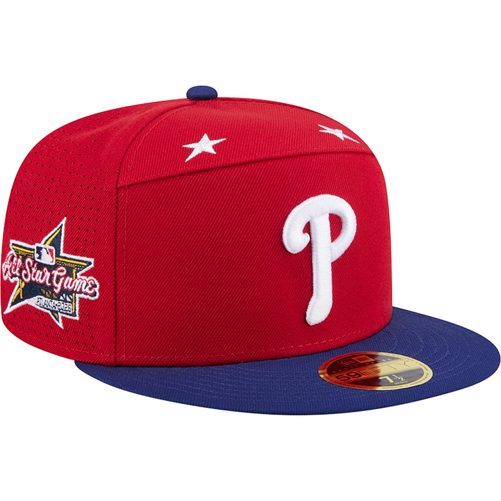 MLB Philadelphia Phillies New Era 2025 All Star Game 59FIFTY Fitted Hat - Red