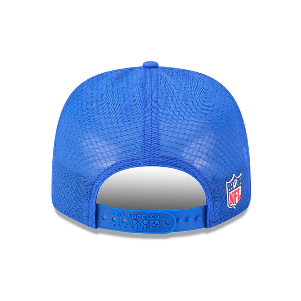 NFL Los Angeles Rams New Era 2025 Sideline 9SEVENTY Stretch-Snapback Hat - Blue