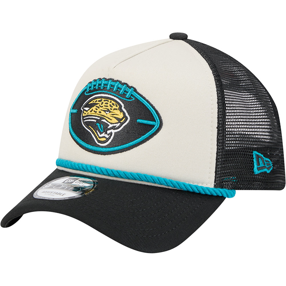 NFL Jacksonville Jaguars 2024/25 Sideline Historic A-Frame 9FORTY Snapback Hat