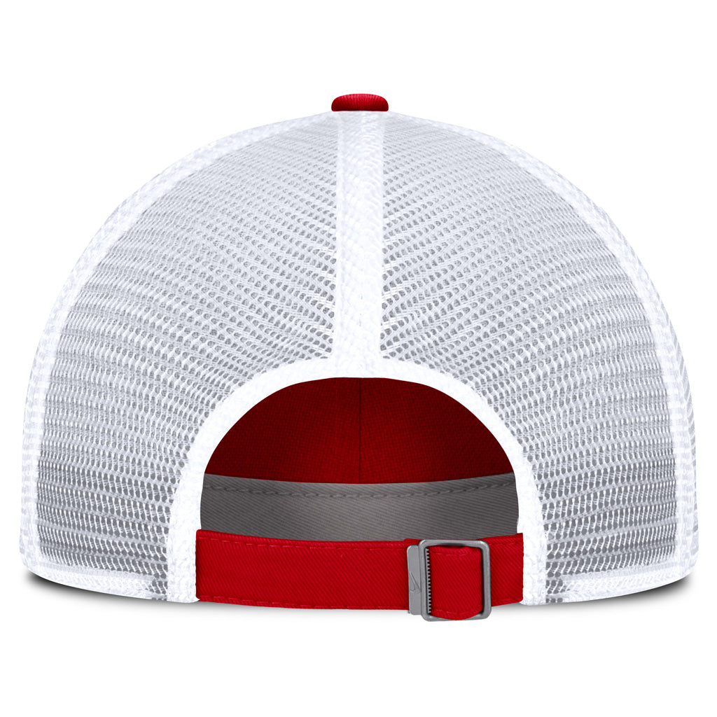 NCAA Arizona Wildcats Nike Logo Stack Trucker Snapback Hat - Red