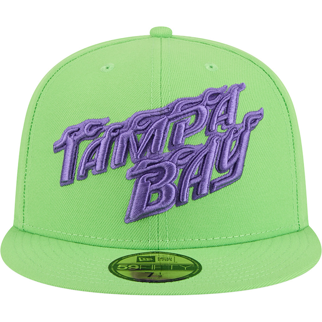 MLB Tampa Bay Rays New Era City Connect Fan Pack 59FIFTY Fitted Hat - Green
