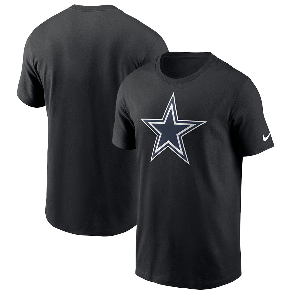 NFL Dallas Cowboys Nike Logo Essential T-Shirt -  Black