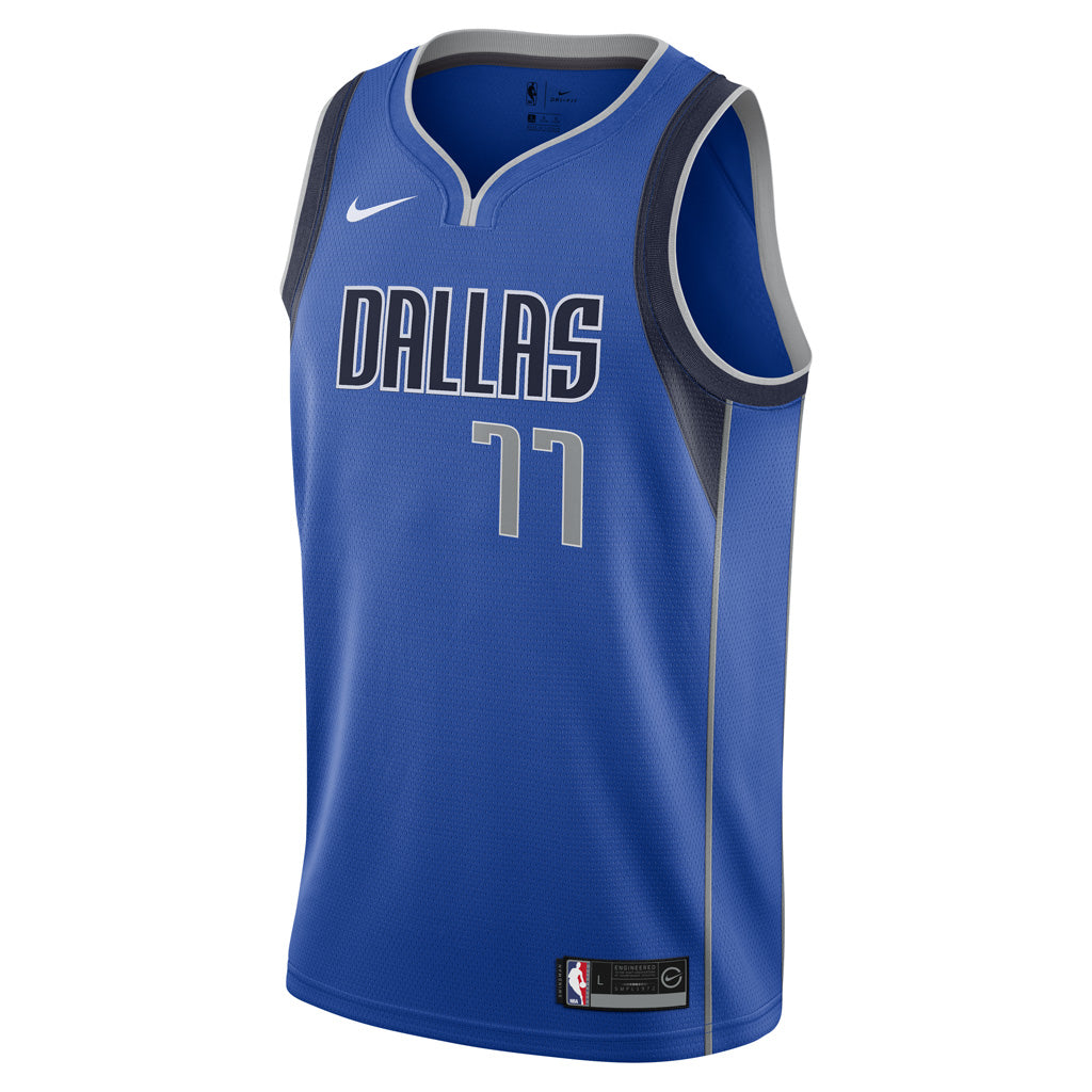 NBA Dallas Mavericks Luka Dončić Youth Nike Icon Swingman Jersey - Blue