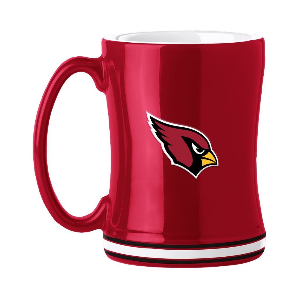 NFL Arizona Cardinals Logo Brands Relief Mug - Red