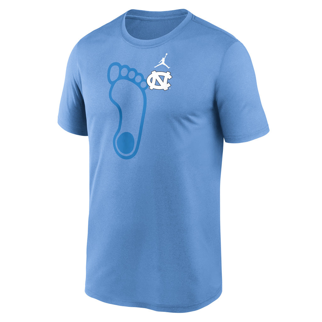 NCAA North Carolina Tar Heels Nike Shadow Logo Legend T-Shirt - Blue