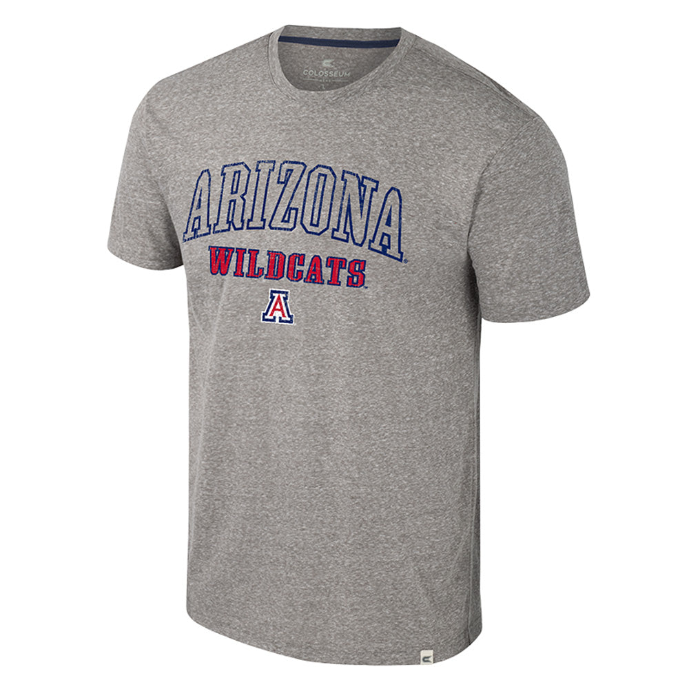 NCAA Arizona Wildcats Colosseum Electromagnetic T-Shirt - Gray