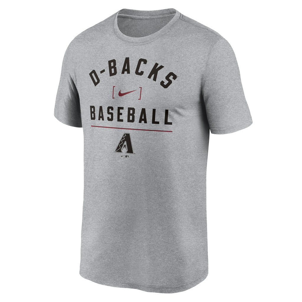 MLB Arizona Diamondbacks Nike Bracketed Legend T-Shirt - Gray