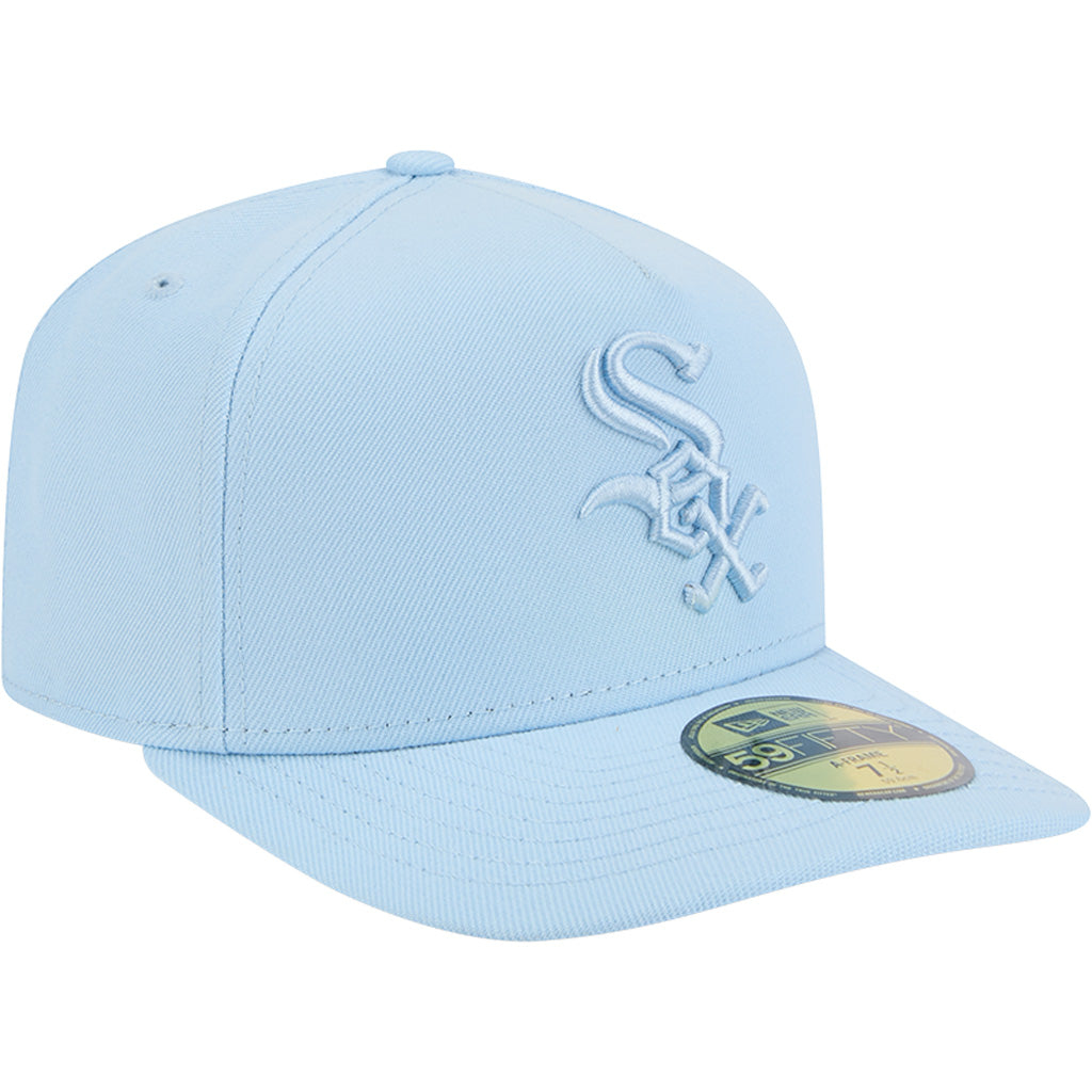 MLB Chicago White Sox New Era Tonal Blue 59FIFTY A-Frame Fitted Hat - Blue