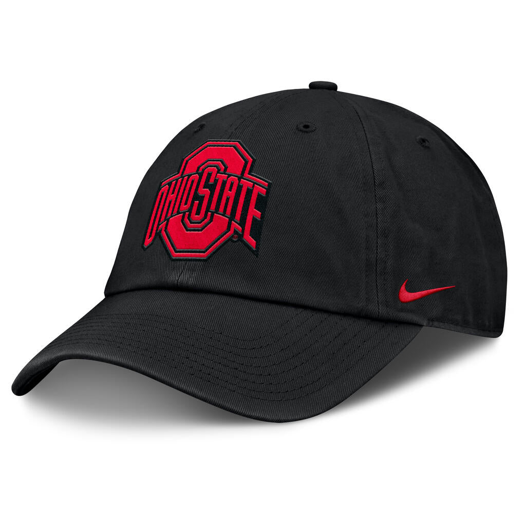 NCAA Ohio State Buckeyes Nike Primetime Slouch Adjustable Hat - Black