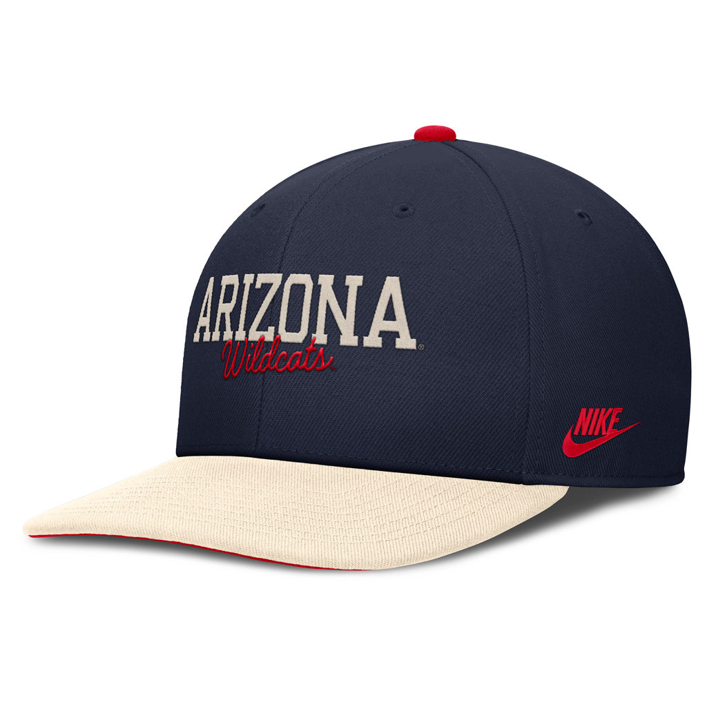 NCAA Arizona Wildcats Nike Two-Tone Legacy Script Snapback - Navy