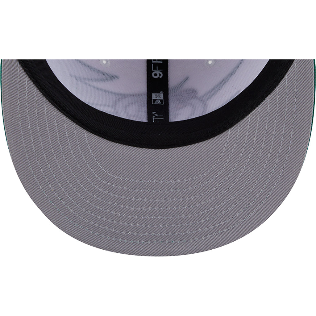 NBA Boston Celtics New Era Jagged 9FIFTY Snapback Hat - White