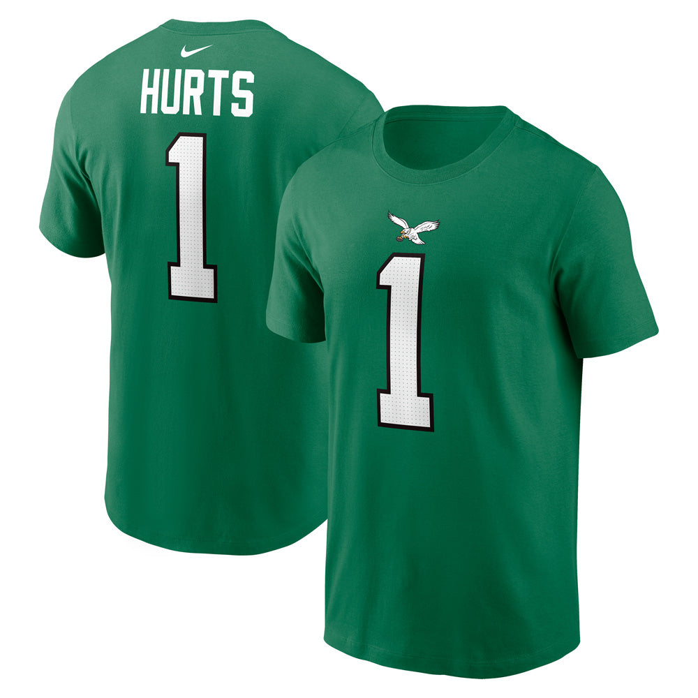 NFL Philadelphia Eagles Jalen Hurts Nike Alternate Name & Number T-Shirt - Green