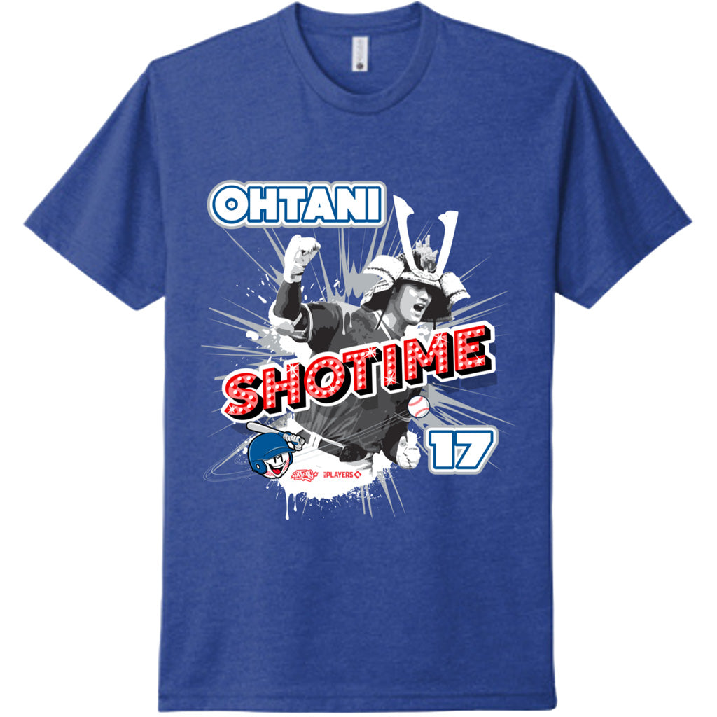 MLB Los Angeles Dodgers Shohei Ohtani Ryno Sports Samurai Sket One T-Shirt - Blue