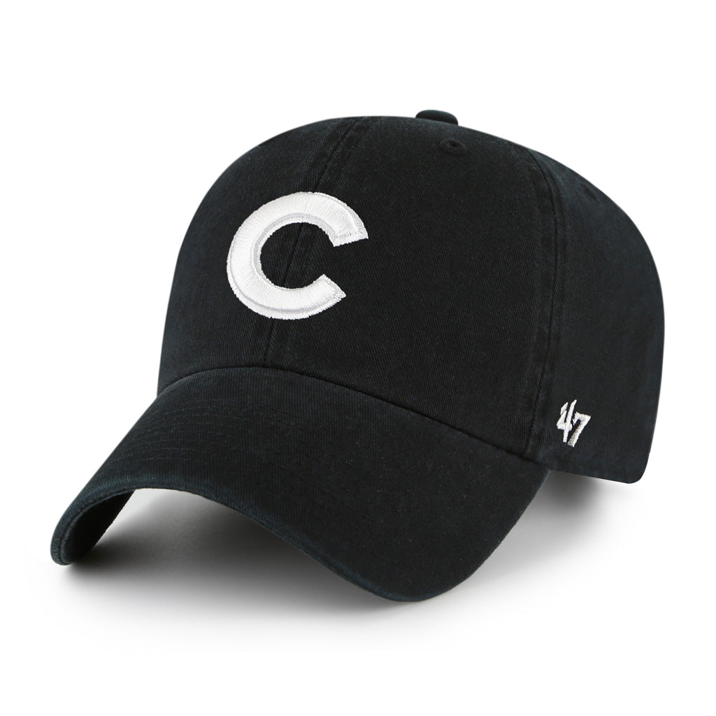 MLB Chicago Cubs '47 Black & White Clean Up Hat - Black