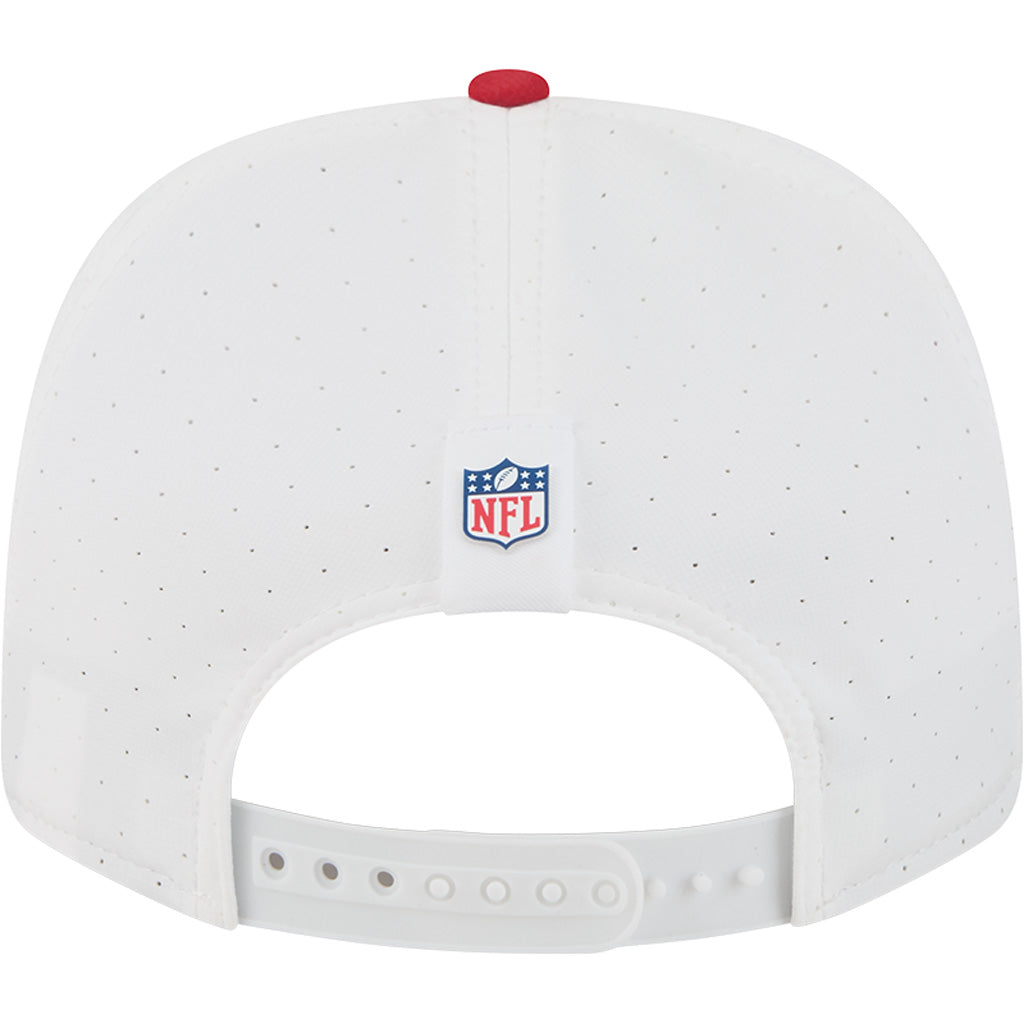 NFL San Francisco 49ers New Era 2025 Training 9SEVENTY Stretch-Snapback Hat - White