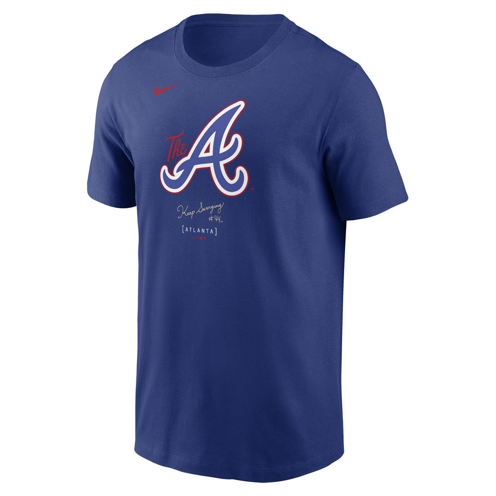 MLB Atlanta Braves Nike City Connect Logo Essential T-Shirt - Blue