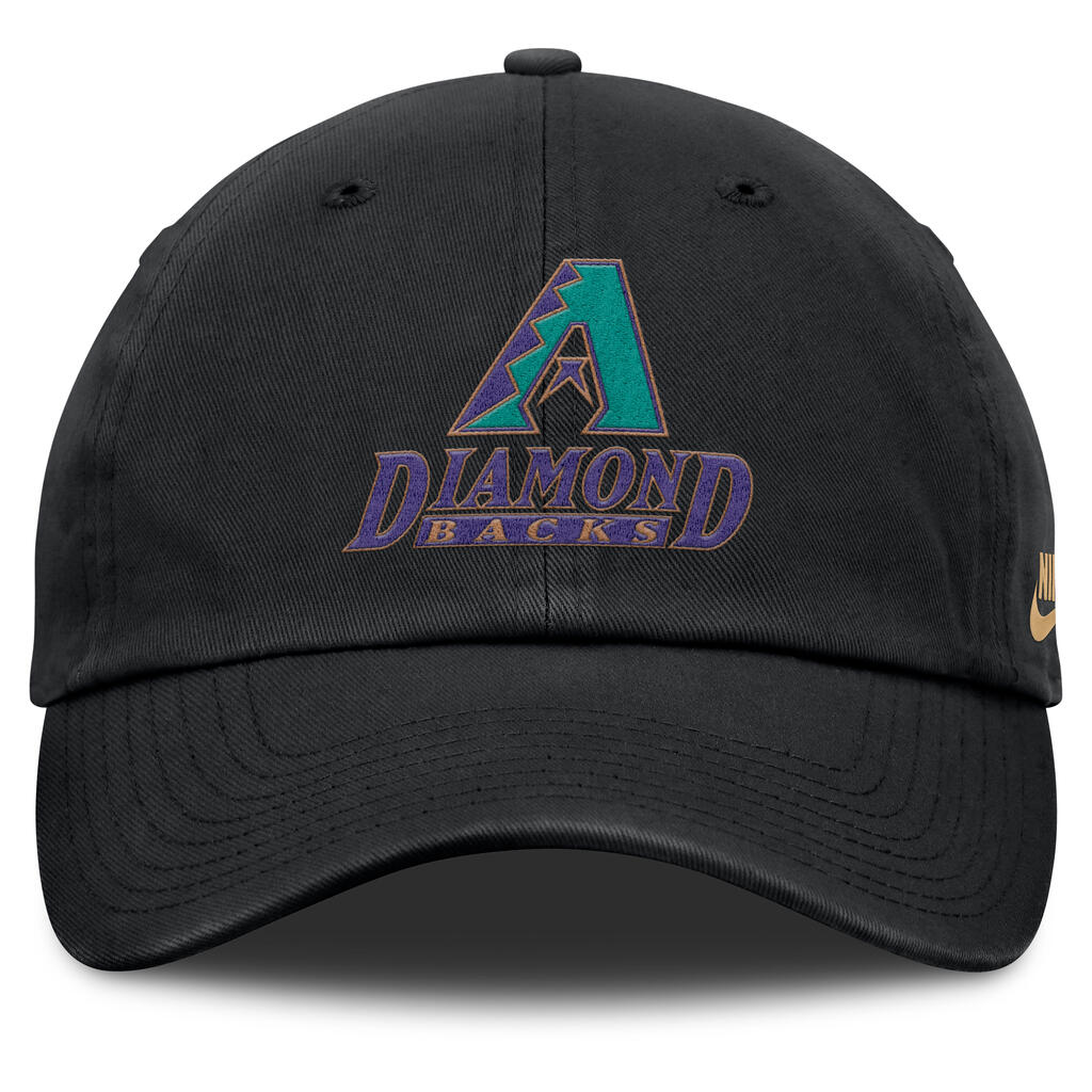 MLB Arizona Diamondbacks Nike Cooperstown Unstructured Adjustable Hat - Black