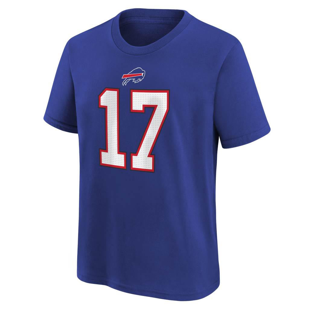 NFL Buffalo Bills Josh Allen Youth Nike Name & Number T-Shirt - Blue